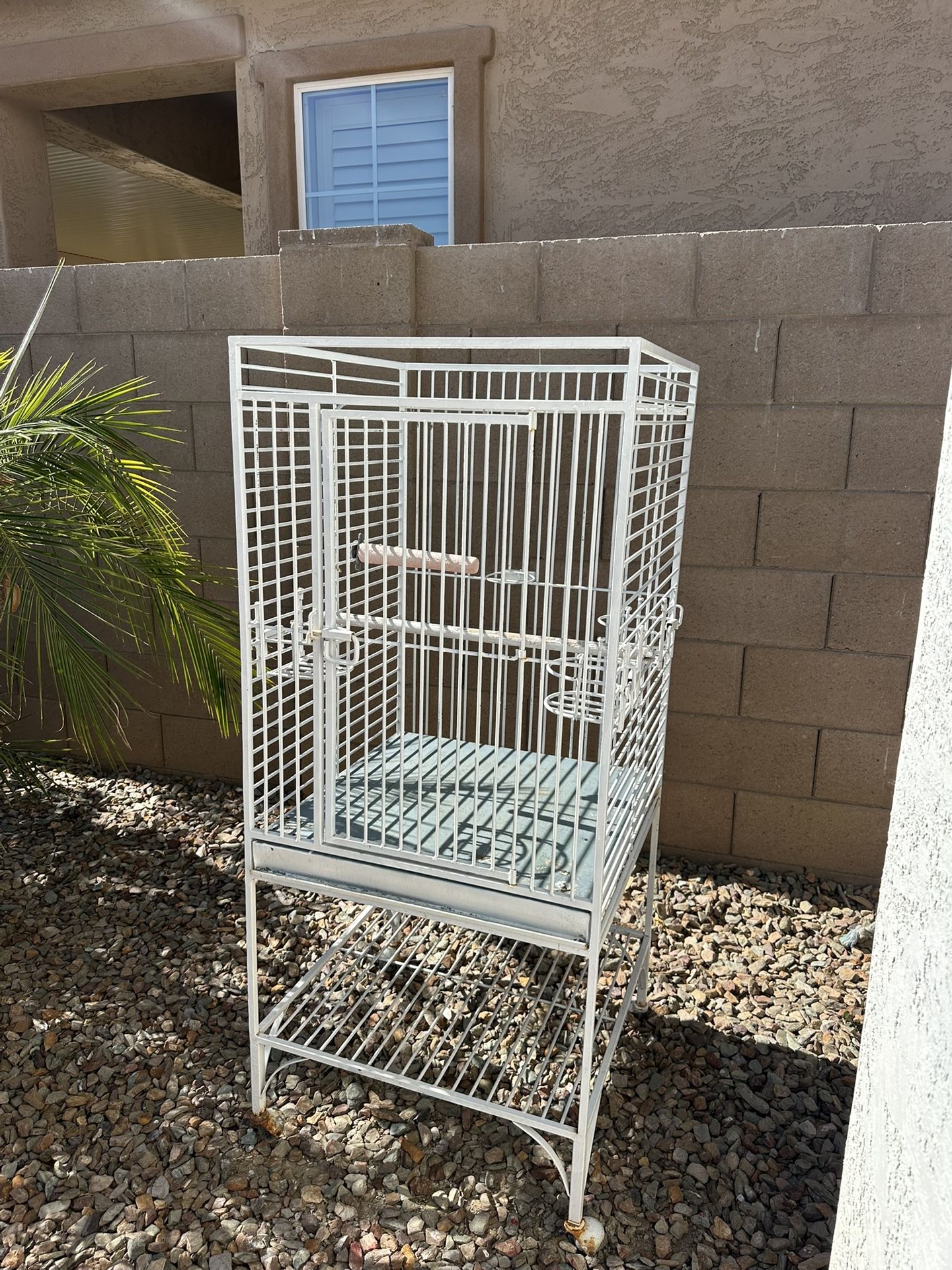 white bird cage (willing to negotiate)