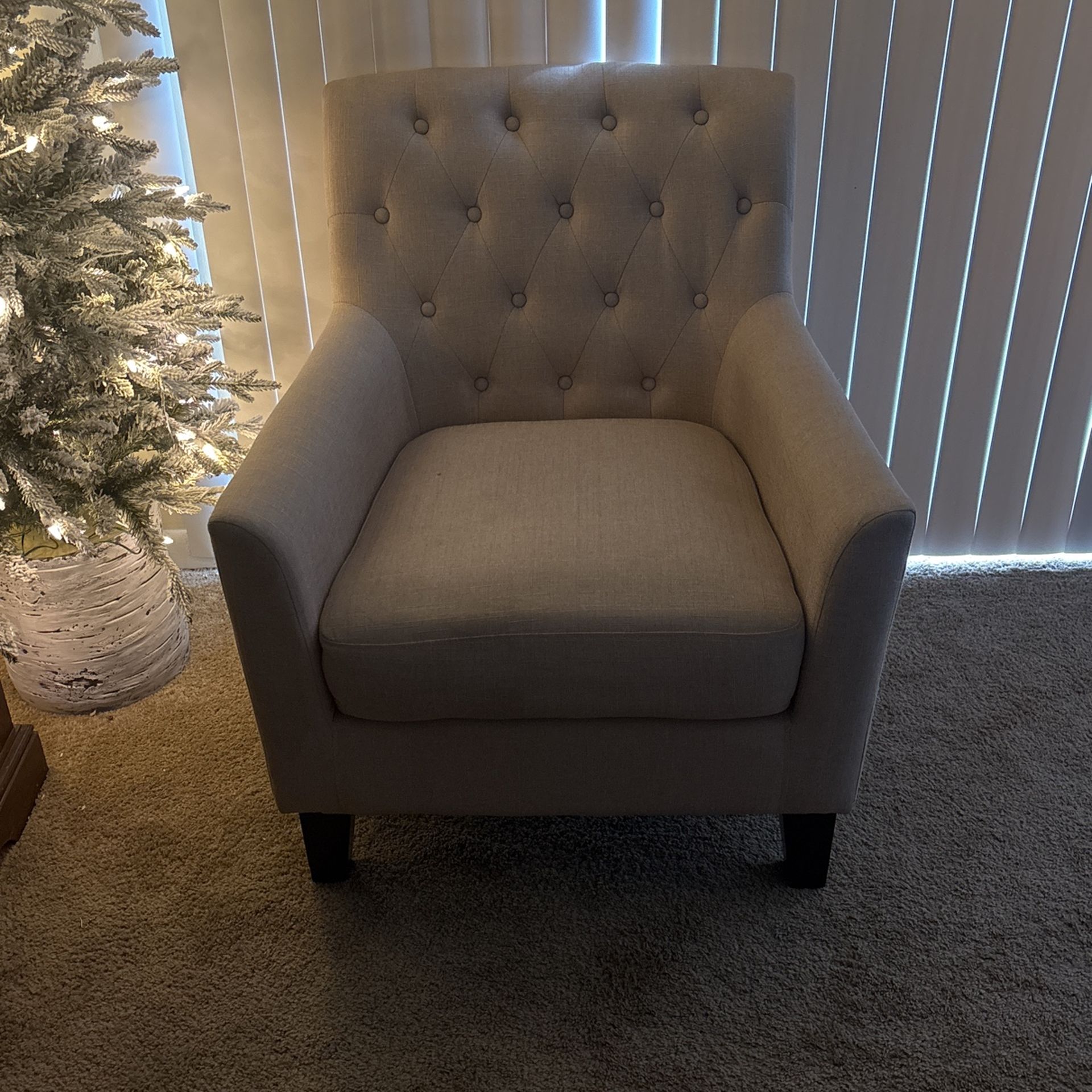 Accent Chair-Beige