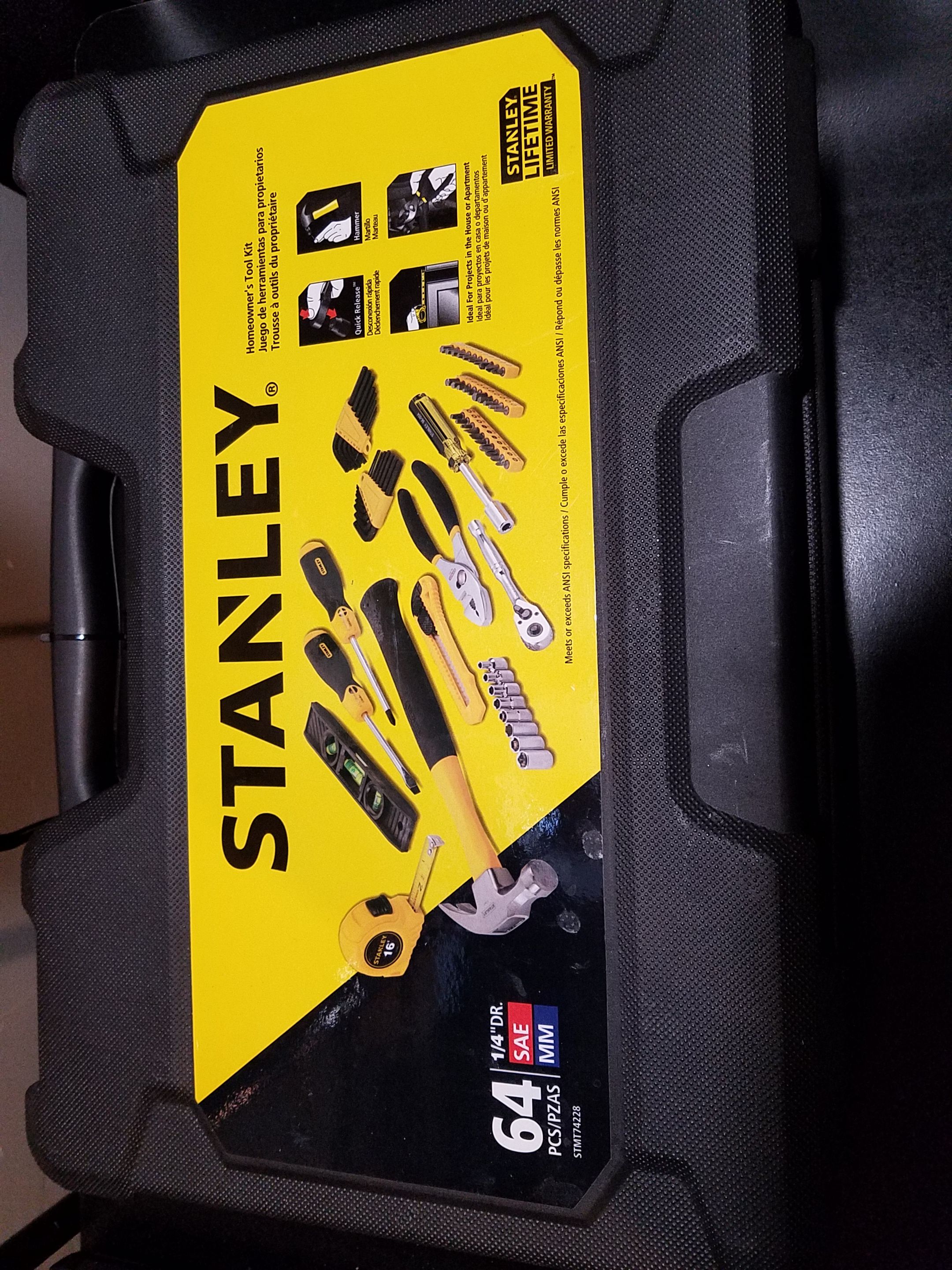 Stanley 64 piece tool set