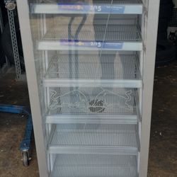 Large Red Bull Fridge Like New 