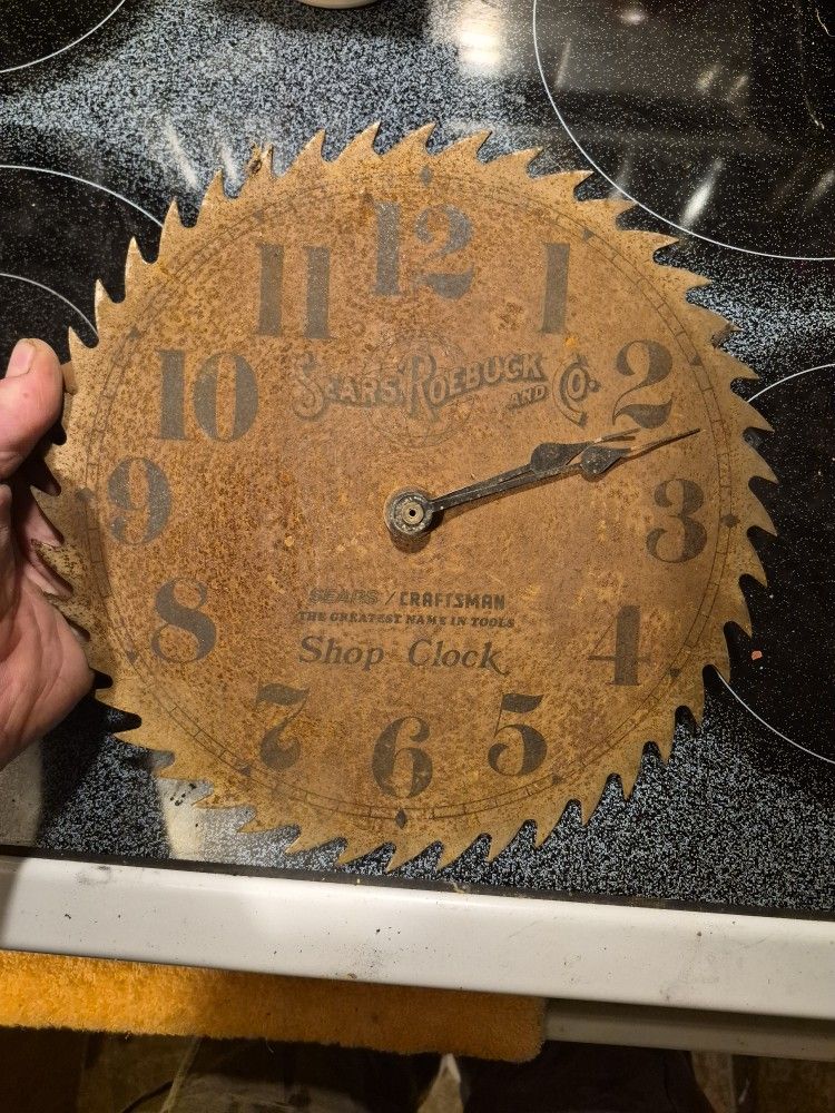 Antique Sears&Roebuck Shop Clock
