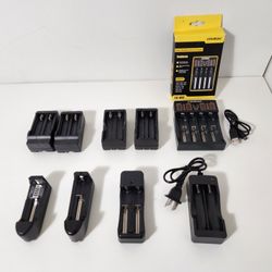 Smart Single, Dual & 4 Slots Battery Chargers