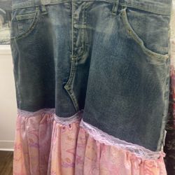 Jean Skirt 