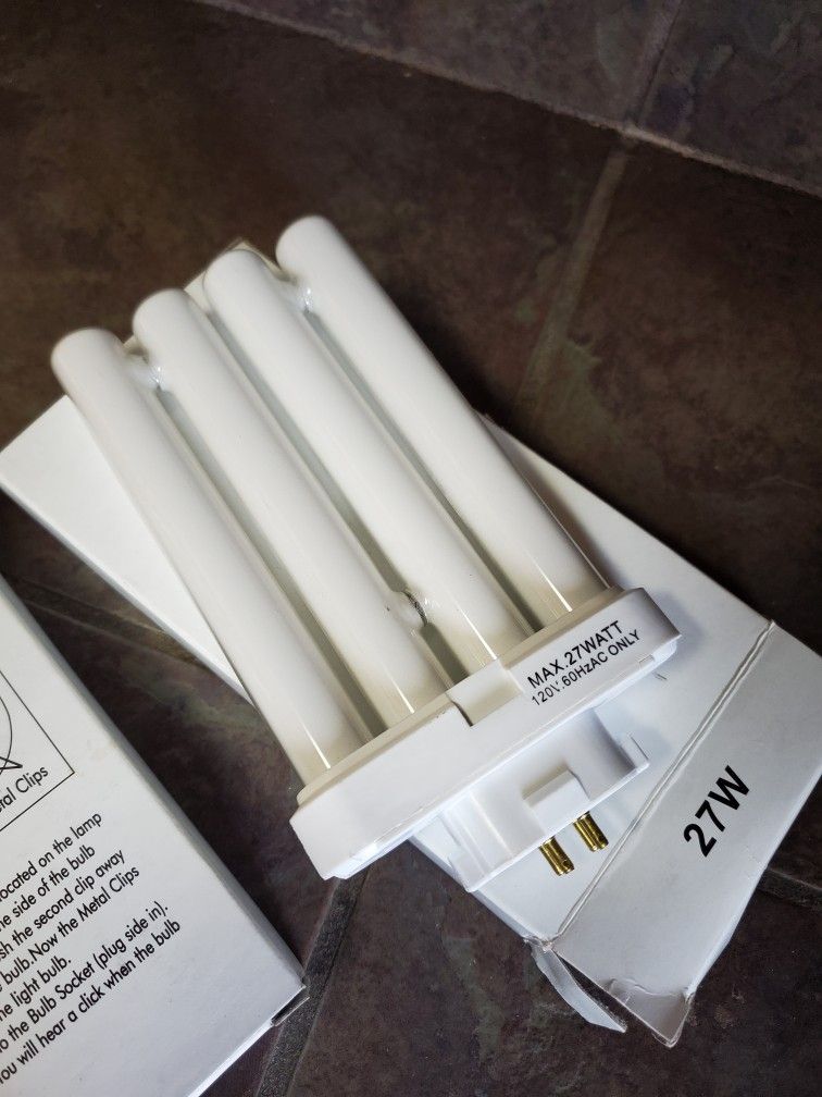 In Hollister- Group Of (3) 27W 4 Pin Quad Bulbs