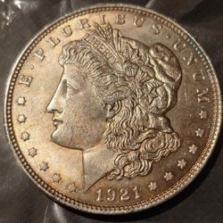 1921-P Morgan Silver Dollar 