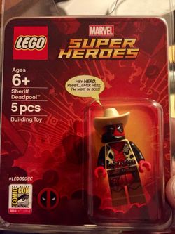 Sheriff deadpool lego sales