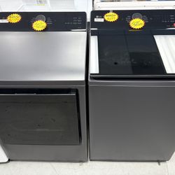 Large‼️LG 5.5 cu.ft Top load Washer and 7.4 cu.ft Gas Dryer 