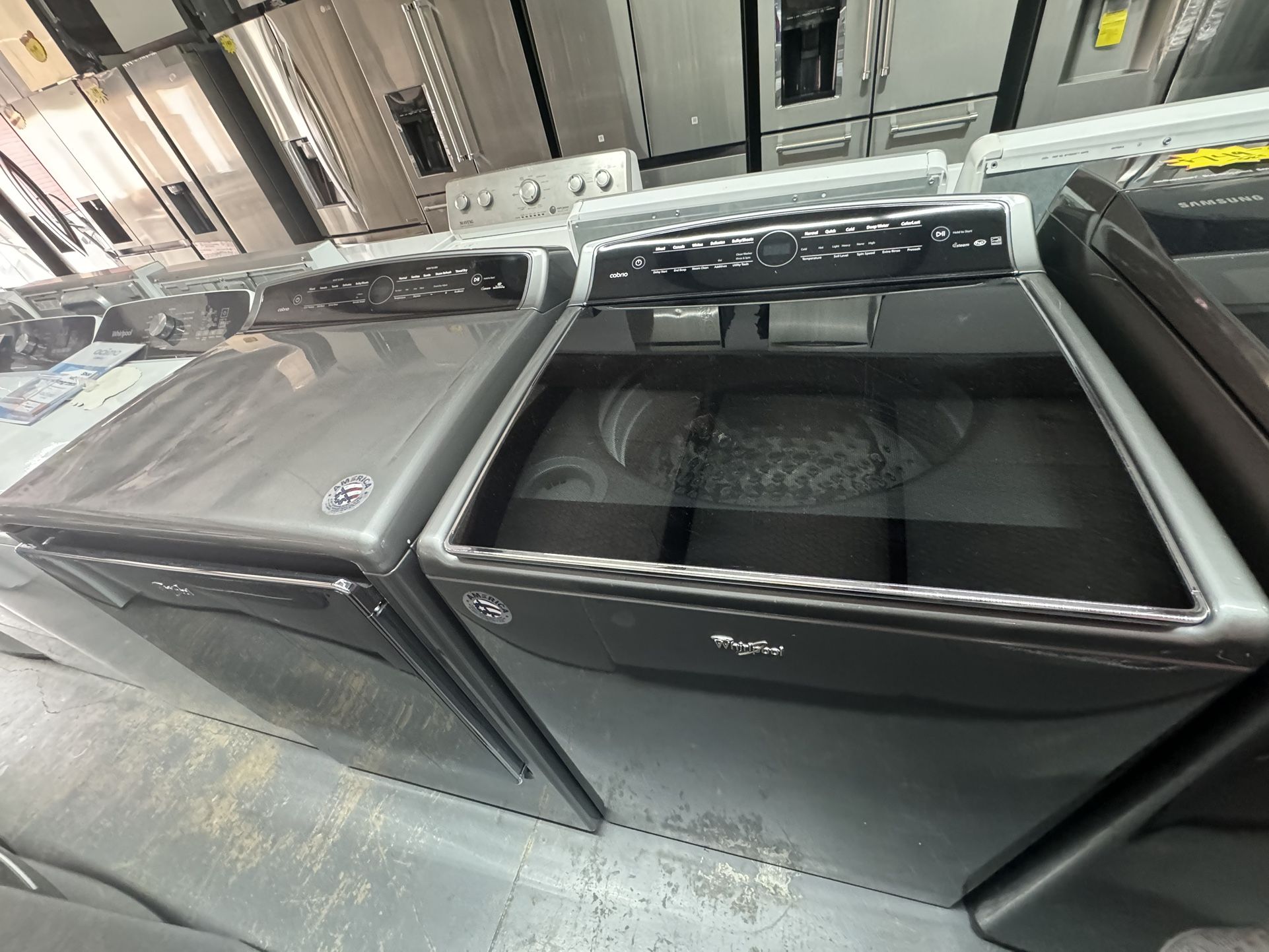 Whirlpool Cabrio 5.3 CuFt Washer & Dryer Set