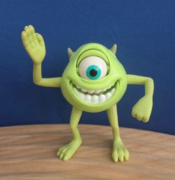 2001 McDonald's Monsters Inc. Mike Wazowski 5" plastic action figure