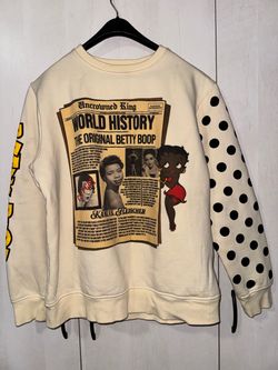 Betty Boop World History Graphic Sweatshirt
