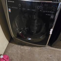 Washer and gas dryer 