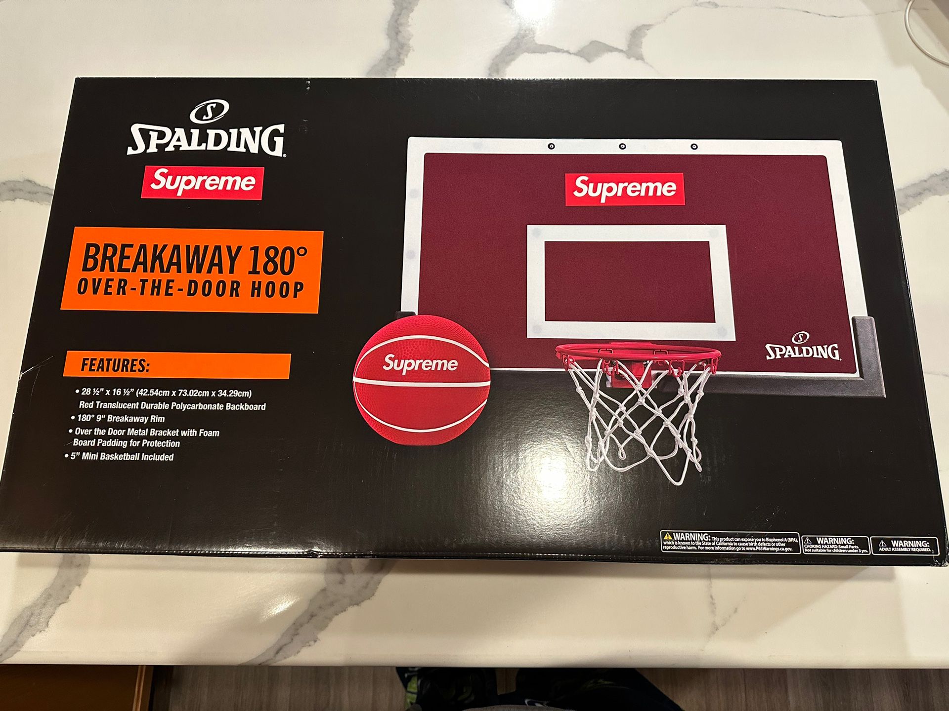 “Brand New” Spalding Supreme Mini Basketball Hoop