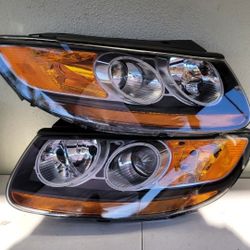 07-12 Hyundai Santa Fe Projector Headlights Luces Calaveras Micas Faros Focos Faroles 