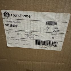 General Electric GE 9T21B9106 25kva Transformer