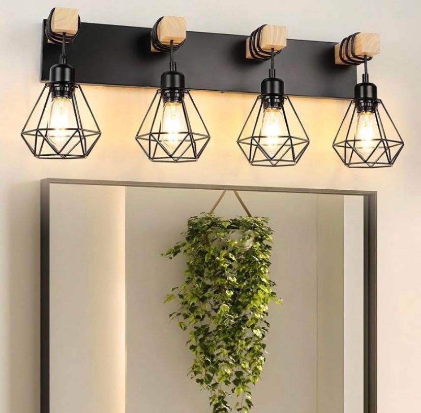 4-Light Vanity Light for Bathroom