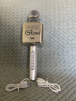 Popsolo Glow Tzumi Karaoke Microphone 