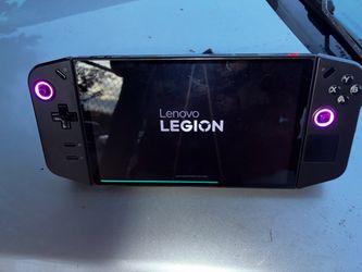 Lenovo Legion Go Handheld Gaming Console with 512gb sd and charger