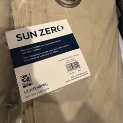 Sun Zero Blackout Curtains β 2 Panels β 100β x 96β β Ecru