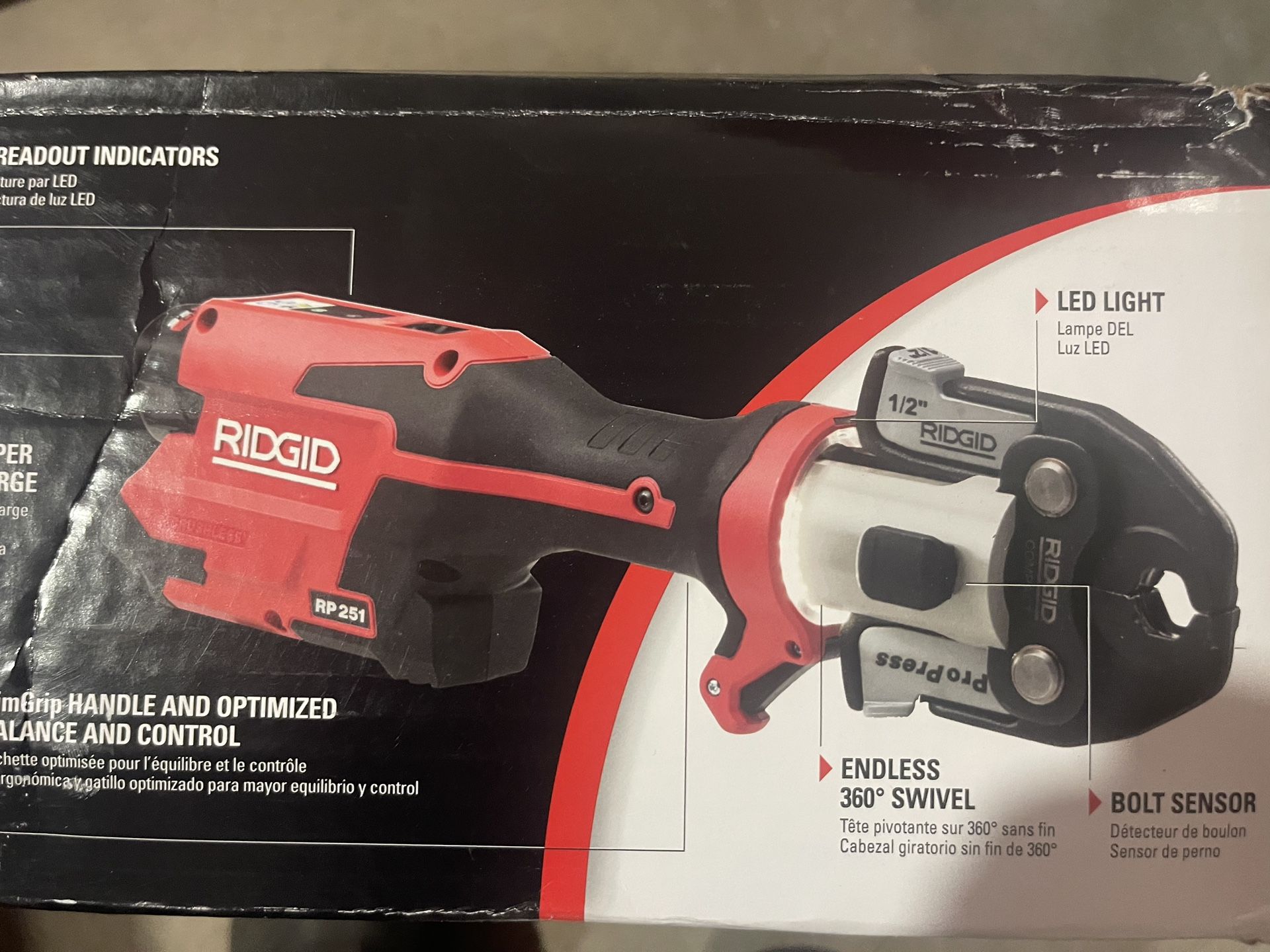 Ridgid Press Tool