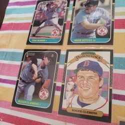 Boston Red Sox 1987 Donruss Baseball Cards Team Set 