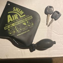 Air-Shim 300lbs+contractor grade & 2x car keys