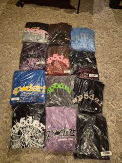 L,XL SP5DER HOODIES