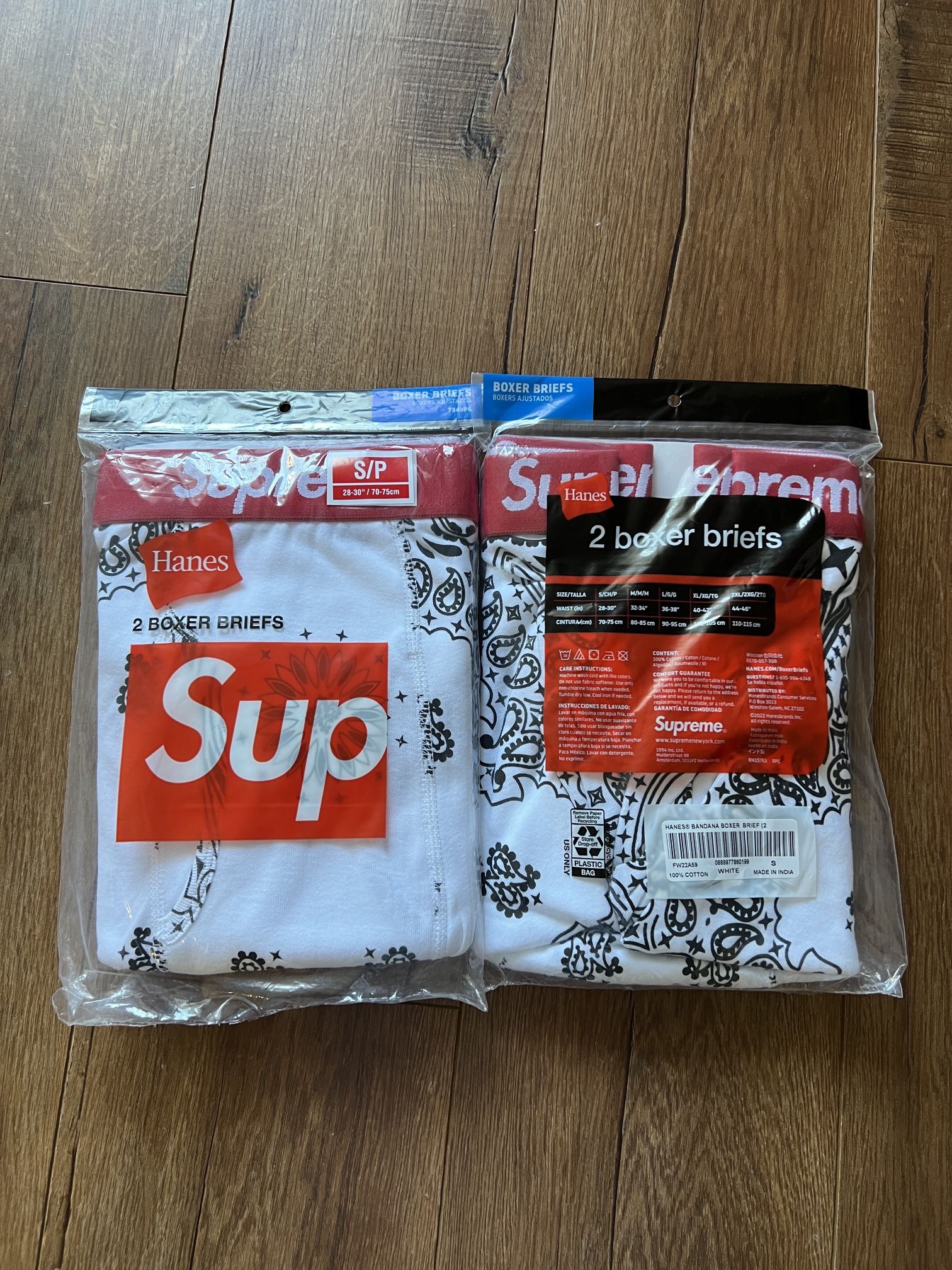 Supreme hanes sizing sales