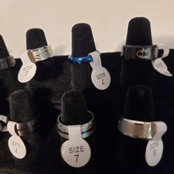 Stainless Steel Titanium Rings Brand New
