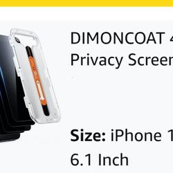 4PK PRIVACY SCREEN PROTECTORS  iPhone 15