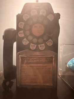 Vintage Pay Phone Lamp