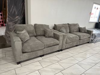 🛋️ New Sofa & Loveseat Set | Only $607 | Delivery Available