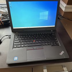 Lenovo ThinkPad L470 14” Laptop 2.6ghz Core i5-7300 8gb RAM 256gb SSD