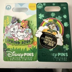 Disney Spring 2026 And St Patrick’s Day 2026 Pin Bundle