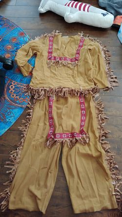Halloween pocahontas Native American costume missing headpiece sz 6x-8