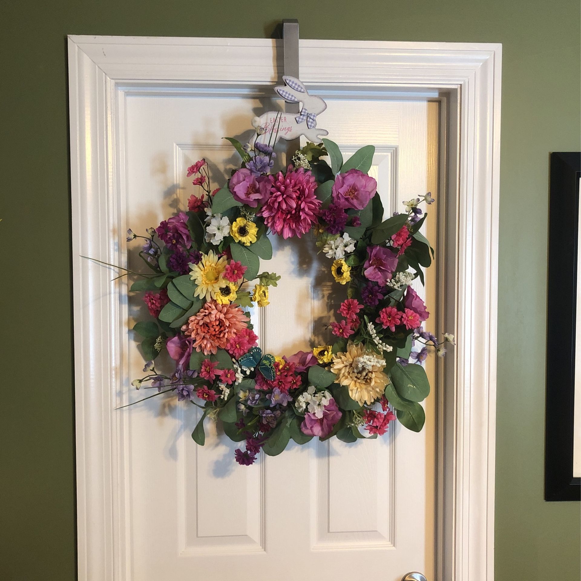 Handmade Floral Spring Wreath
