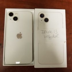 iPhone 13 Silver factory Unlocked 