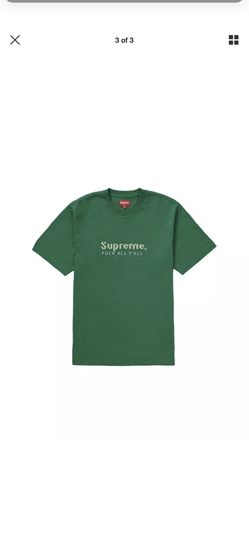 Supreme Gold Bars Tee Green- Size Large. Brand new with tags!