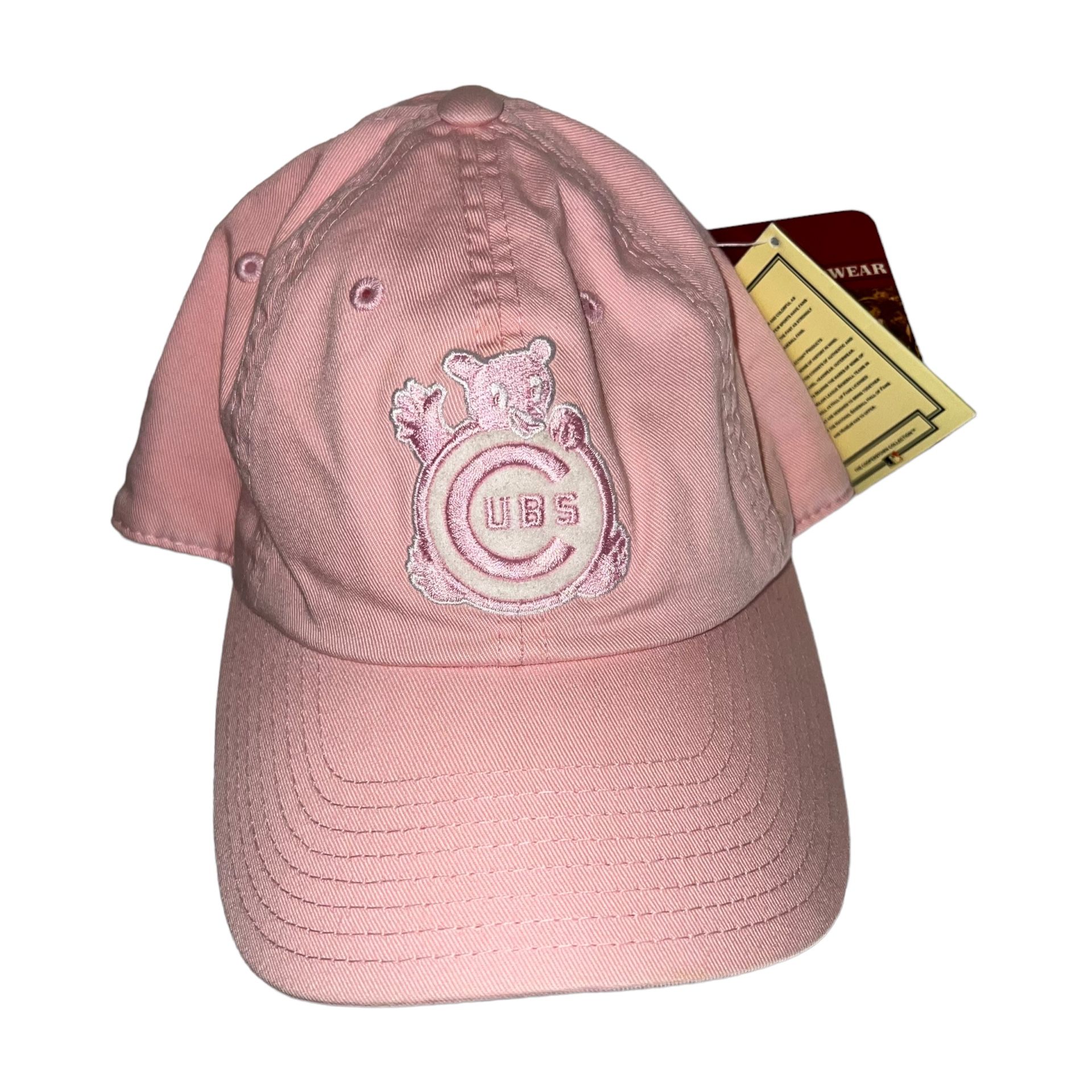 Chicago Cubs Bear Adjustable Baseball Hat Pink American Needle New With Tags.