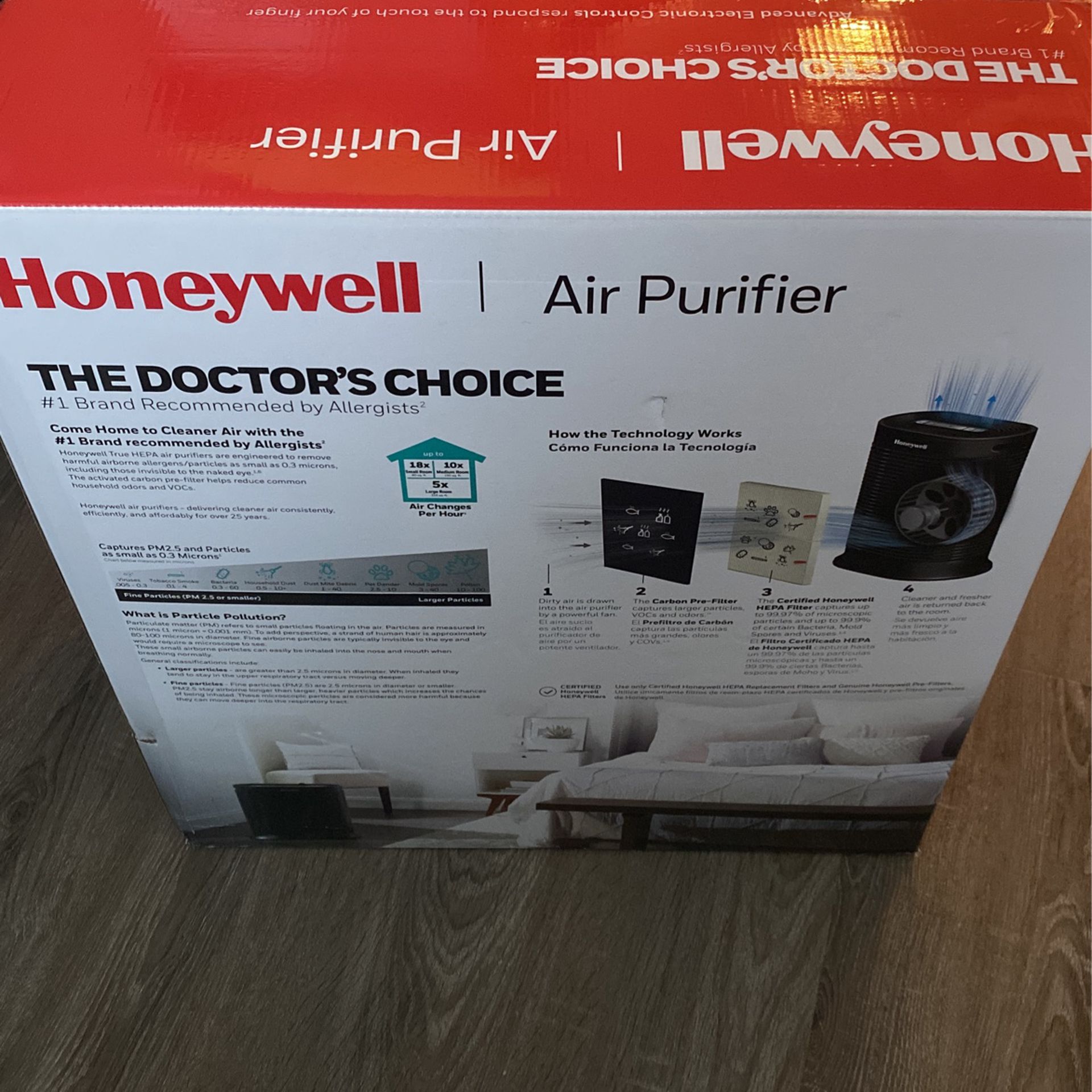 Honeywell The Doctor’s Choice HEPA Air Purifier HPA200