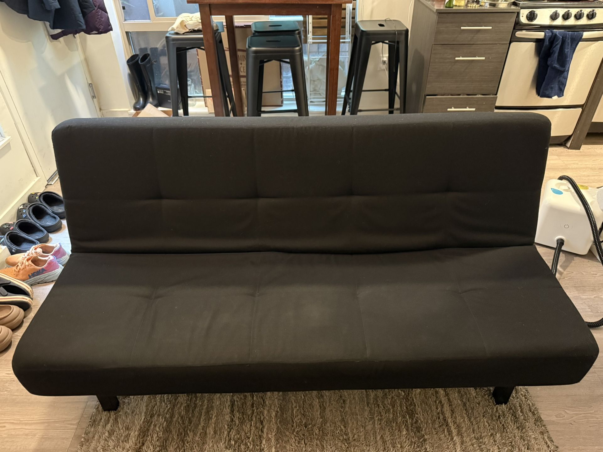IKEA BALKARP Black Sleeper Couch