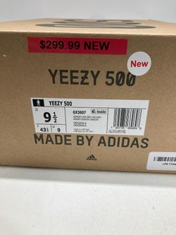 Adidas Yeezy 500 Ash Grey GX3607 Sneakers Size 9.5 for Sale in Lynn, MA -  OfferUp