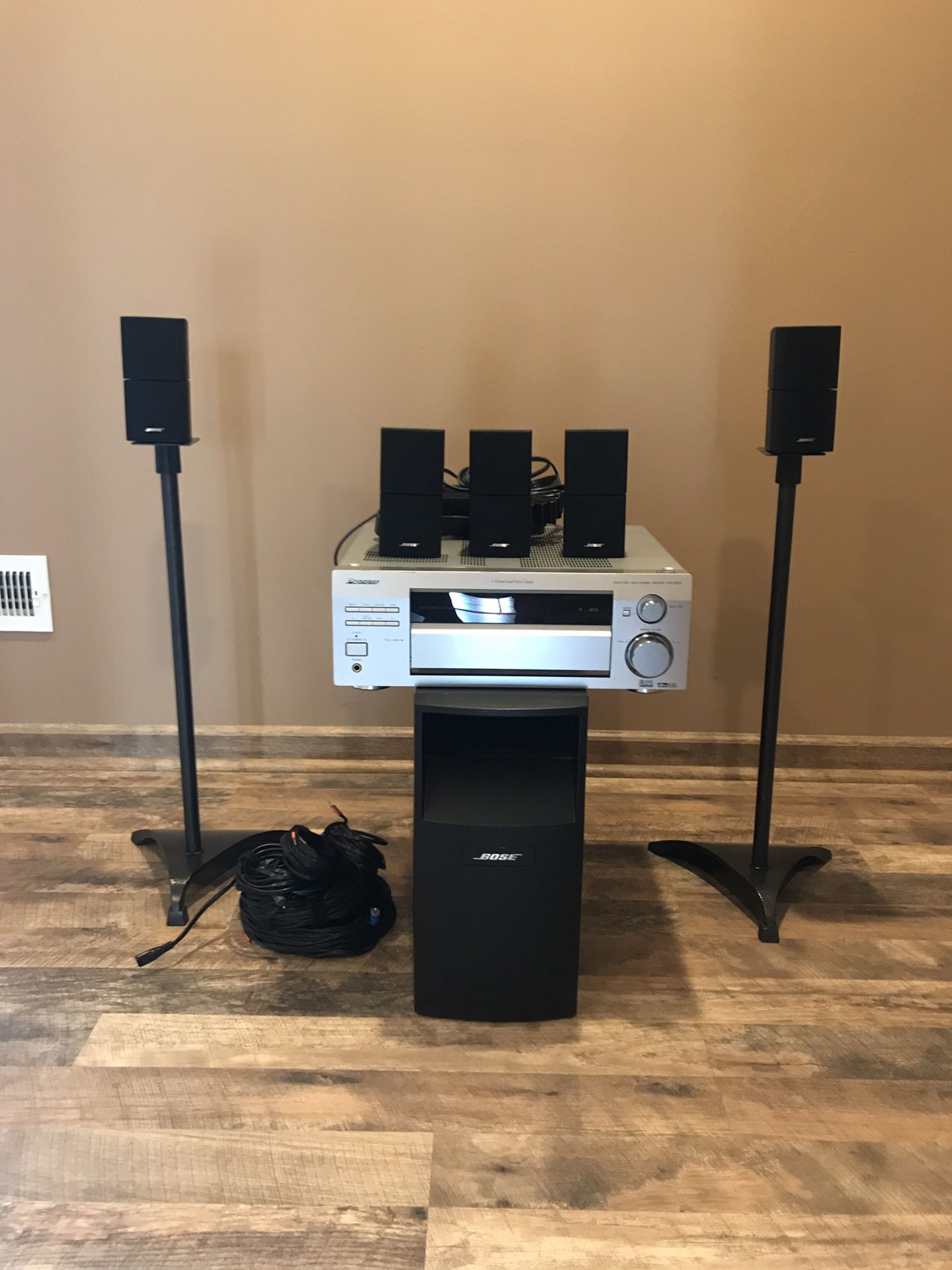 Bose Acoustimass 10 III with Pioneer reciver