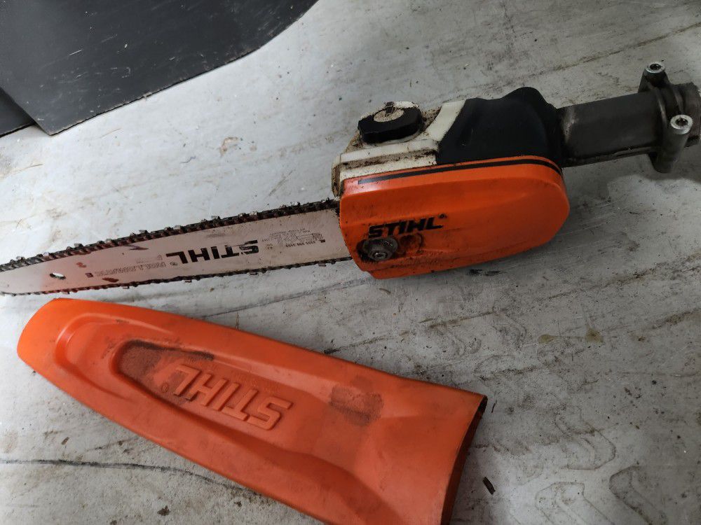 EXTENDED POLE SAW STIHL