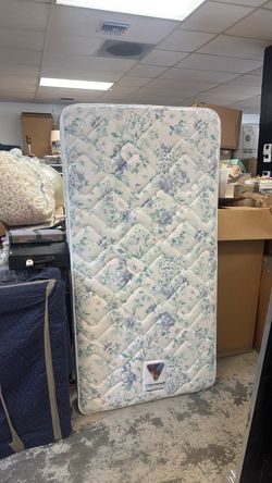 Twin Mattress Floral Quilted