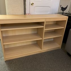 SOLID MAPLE BOOK SHELF 60”