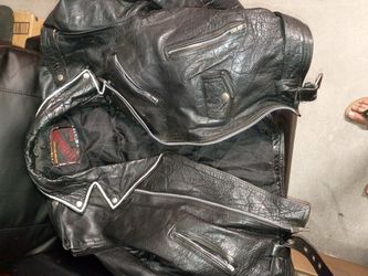Black Leather Motorcycle Jacket