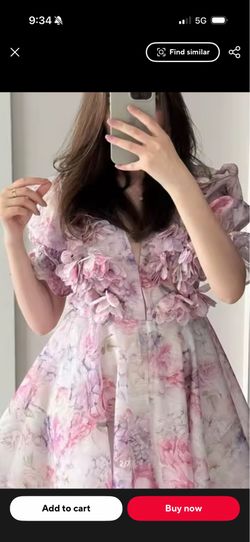 Beautiful flower dress