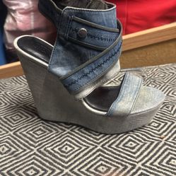 Diesel Denim Wedges 