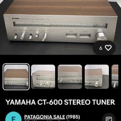 YAMAHA CT-600 STEREO TUNER
