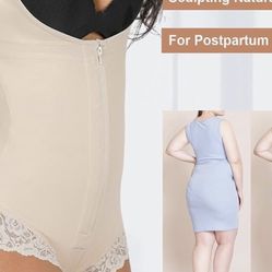 Fajas Colombianas Shapewear for Women Postpartum Tummy Control Body Shaper Butt Lifter Bodysuit